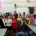 Ms O’Leary and the 5th Class students