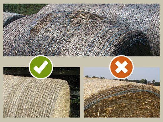 Avoid bales bursting