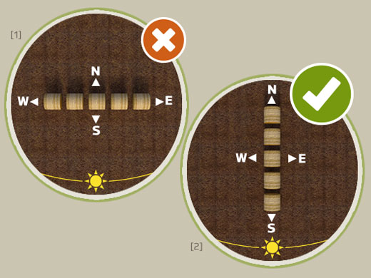 There is an easy way to prevent bales from rotting when they get wet