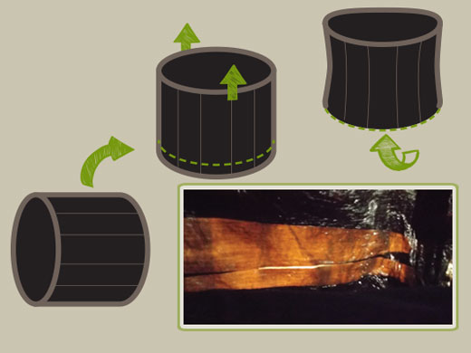 There’s an easy way, when using black film, to be sure your bales are correctly covered